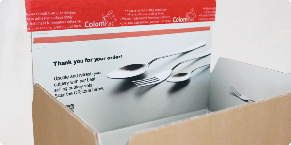 Designed Colompac Cardboard Box