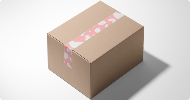 Custom Box with Tape