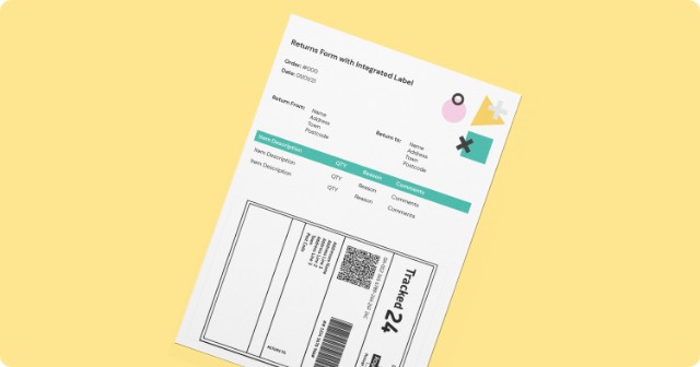 Custom Integrated Label Image