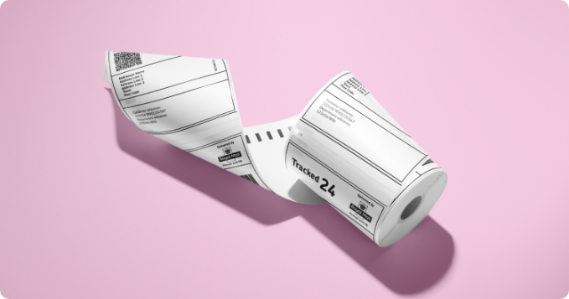 Rolled Thermal Label