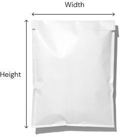 Search for Mailing Bags using dimensions