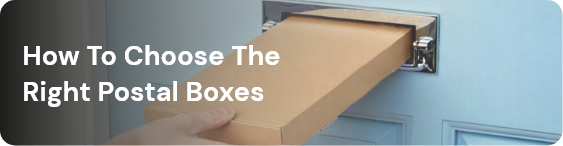 How to choose the right postal box