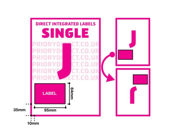 Single Integrated Labels - Style J image