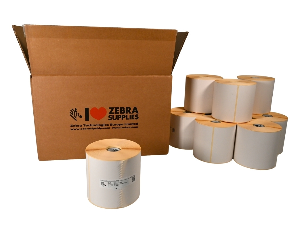4 x 6 Zebra Thermal Labels - 12 Rolls