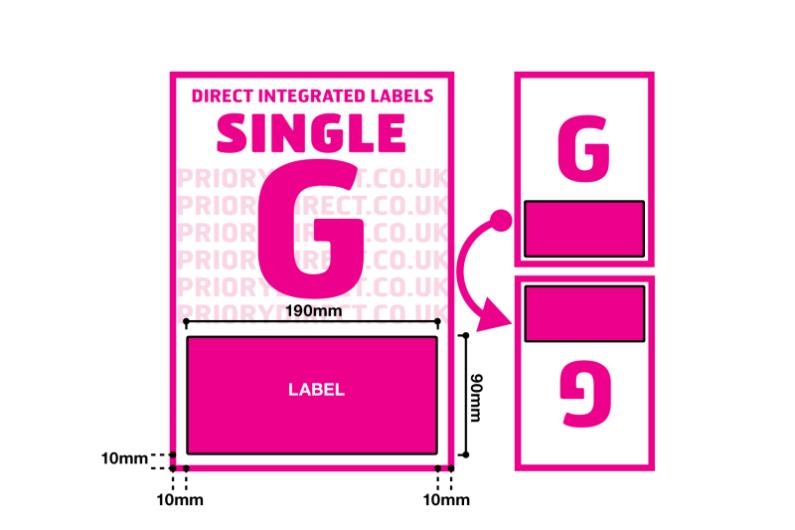 Single Integrated Labels - Style G image