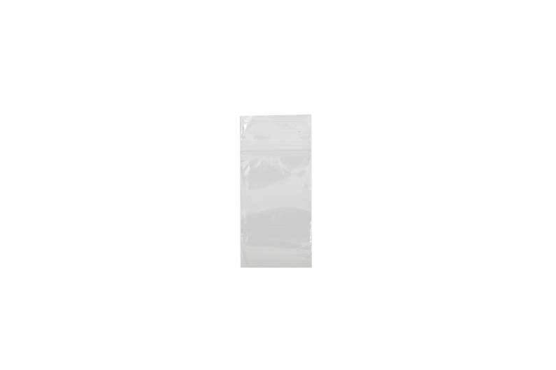 Polythene Grip Seal Bags - Clear - 37x62mm image
