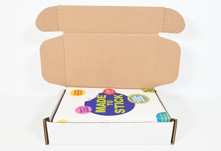 White Postal Boxes - 200 x 120 x 50mm  Image 2