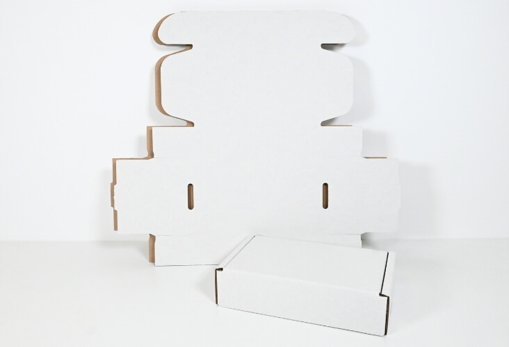 White Postal Boxes - 200 x 120 x 50mm  Image 6