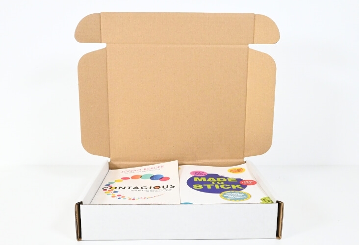 Image of White Postal Boxes - 250 x 210 x 50mm - 10 Boxes