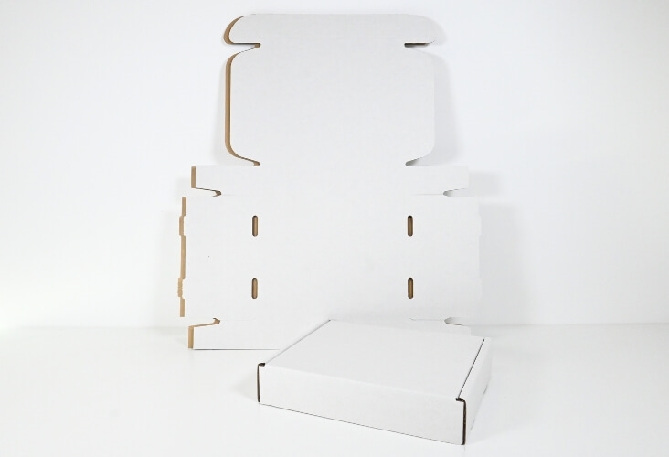 White Postal Boxes - 250 x 210 x 50mm  Image 6