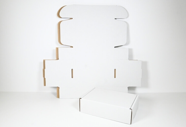 White Postal Boxes - 270 x 180 x 80mm  Image 6