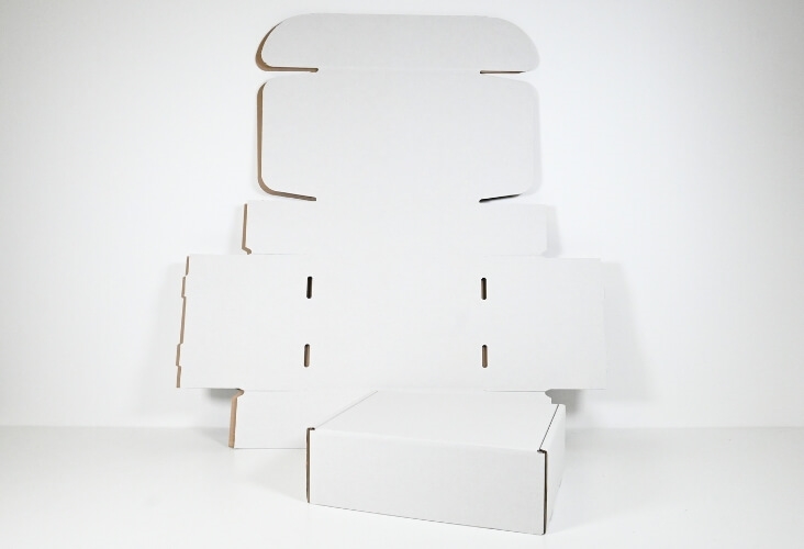 White Postal Boxes - 300 x 240 x 100mm Image 6