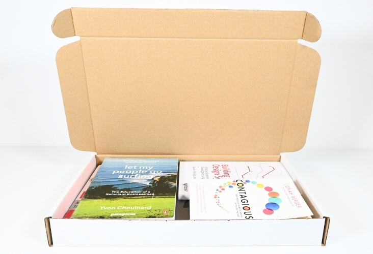 White Postal Boxes - 420 x 260 x 50mm  image