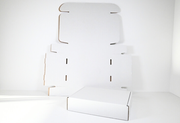 White Postal Boxes - 360 x 280 x 80mm  Image 6