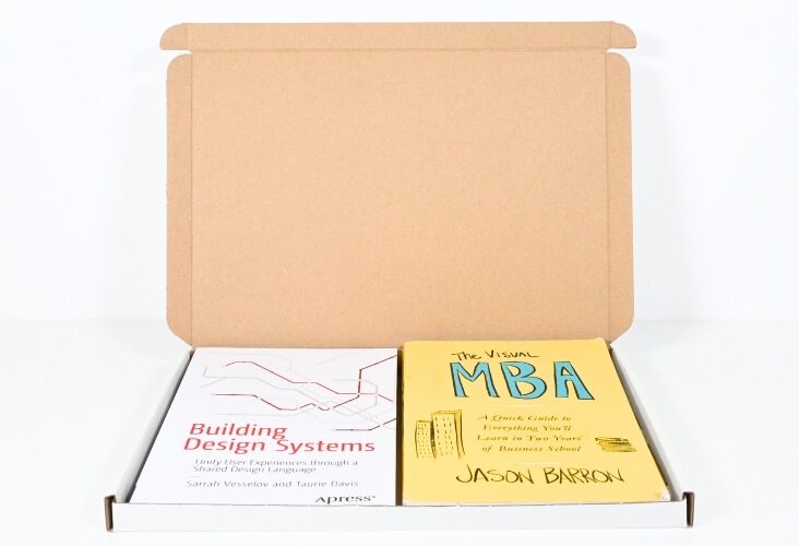 White Postal Boxes - 322 x 229 x 20mm image
