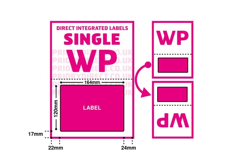 Royal Mail Integrated Labels - Single Style WP With Perforation image