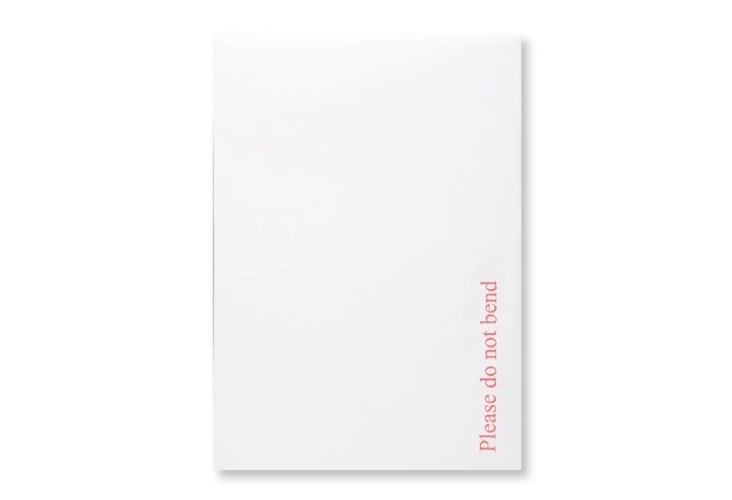 162 x 114 C6 Board Backed Envelopes - White Printed
