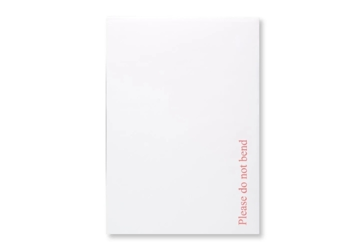 Image of 162 x 114mm - A6/C6 Do Not Bend Envelopes - White Printed - 250 Envelopes