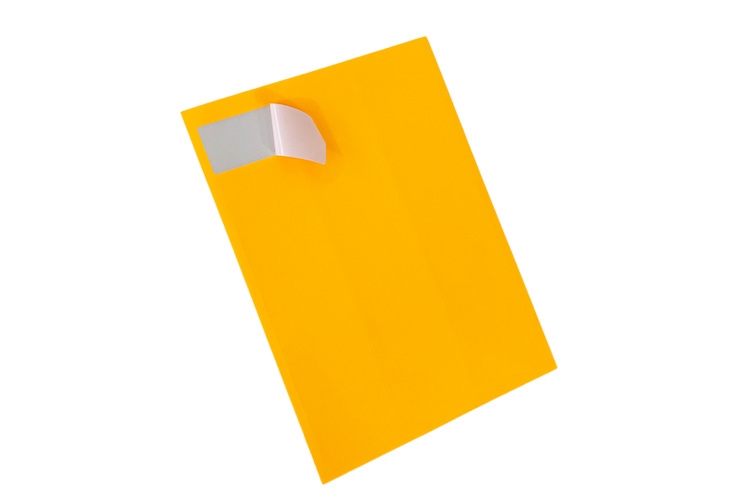 Printer Labels - 21 Per Sheet - Fluorescent Orange - Round Corners