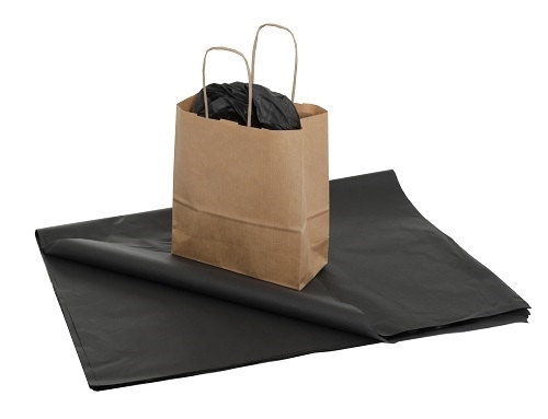 500 x 750mm - Black Tissue Paper image