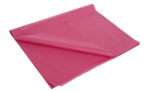 500 x 750mm - Pink Tissue Paper Image 2