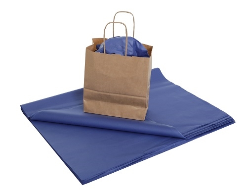 Image of 500 x 750mm - Dark Blue Tissue Paper - 480 Sheets