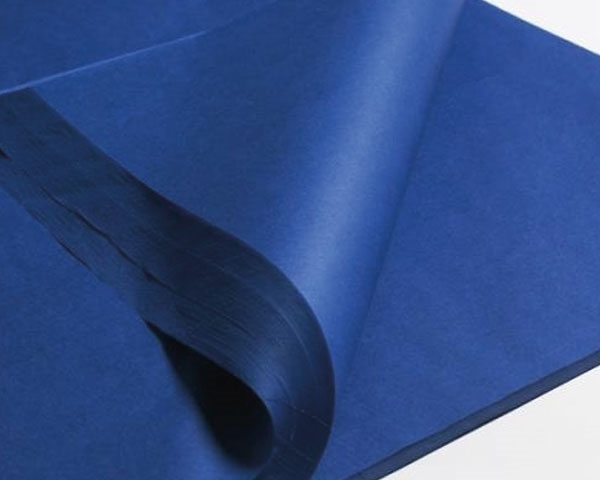500 x 750mm - Dark Blue Tissue Paper  Image 3