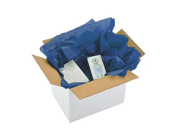 500 x 750mm - Dark Blue Tissue Paper  Image 4