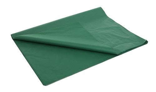 500 x 750mm - Dark Green Tissue Paper Image 2