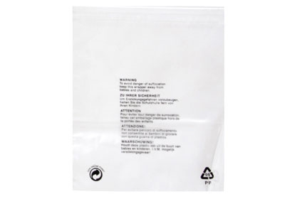 Clear Polypropylene Garment Bags - 300 x 375mm image