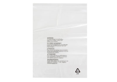 Clear Polypropylene Garment Bags - 350 x 425mm image