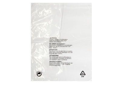 Clear Polypropylene Garment Bags - 450 x 550mm image