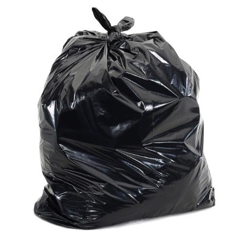 Black Recycled Refuse Sacks - 30mu - 450 x 725 x 980mm image