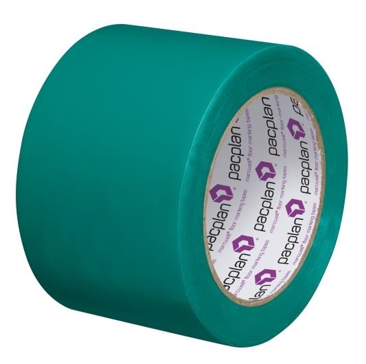 Image of Green Floor Marking Tape - 75mm x 33m - 1 Roll