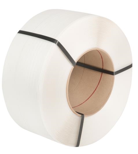 White Polypropylene Automatic Machine Strapping - 12mm image