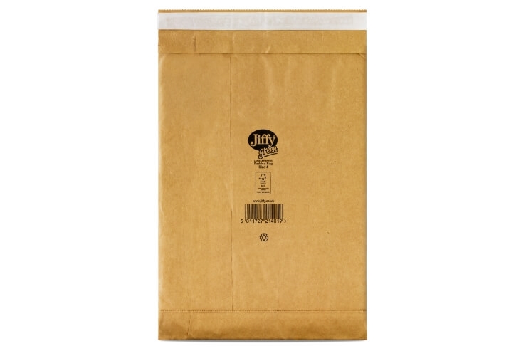 225 x 343mm - Size 4 Jiffy Green Padded Bags