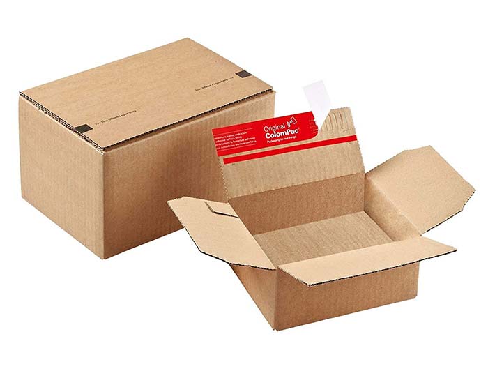 260 x 220 x 130mm - CP151.150 Colompac Instant Bottom Boxes - Climate Neutral Postal Boxes