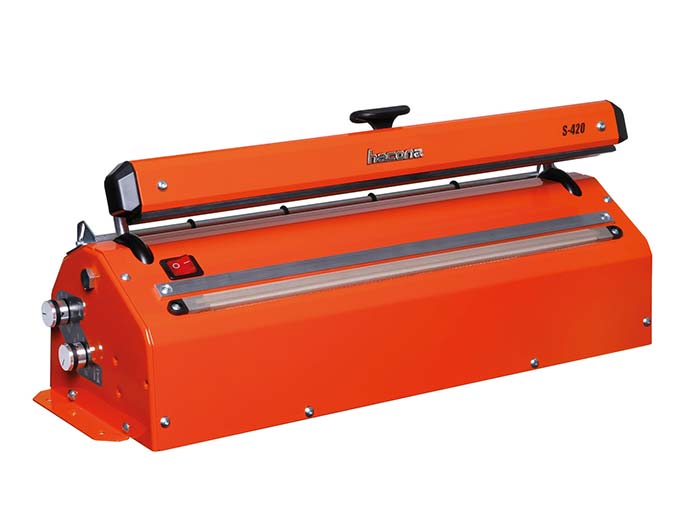 Industrial Impulse Heat Sealer with Cutter - 420mm - S-Type image