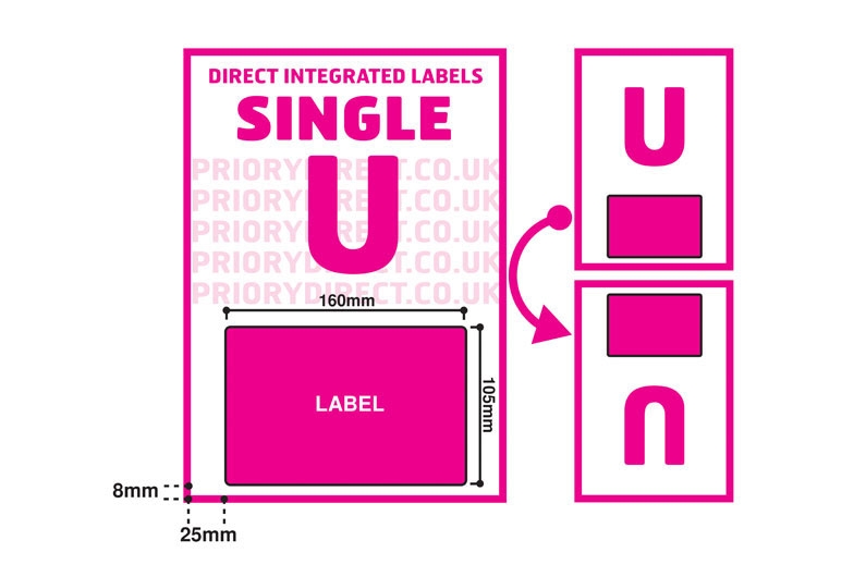 Single Integrated Labels - Style U