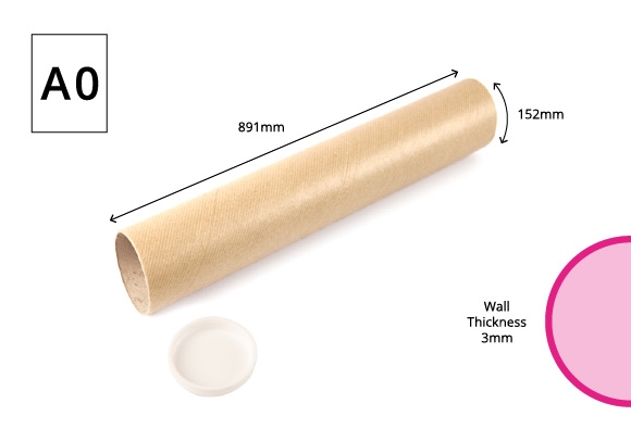 891 x 152mm - A0 Wide Postal Tubes  image