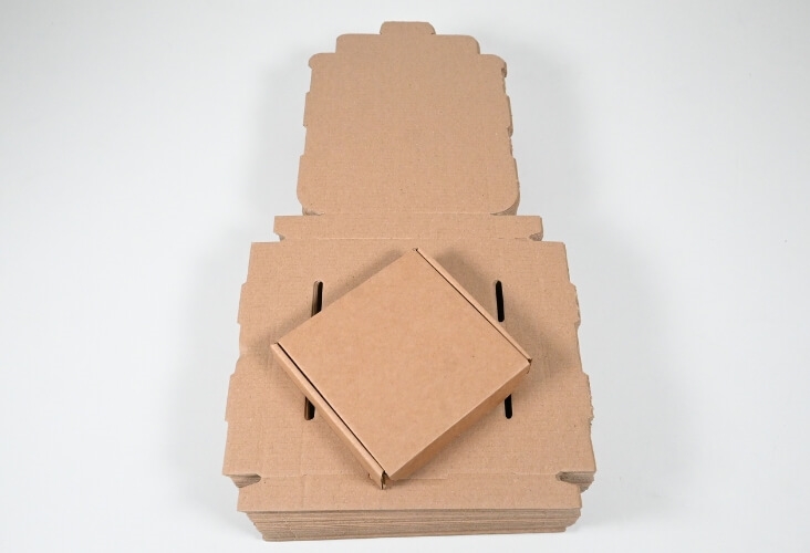 Brown Postal Boxes - 101 x 101 x 20mm  Image 5