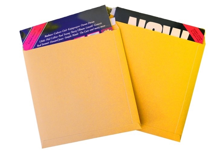 12 Inch Vinyl Record Mailers - 343 x 343mm - Solid Board  Image 3
