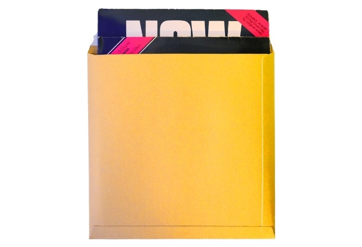 25 Strong 7" / 45RP Record Vinyl Peel And Seal White Board AILERS ENVELOPES - 625 Icron