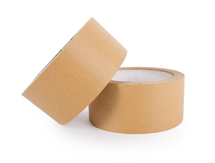 75mm x 50m Eco-Friendly Self Adhesive Paper Tape - 57gsm image