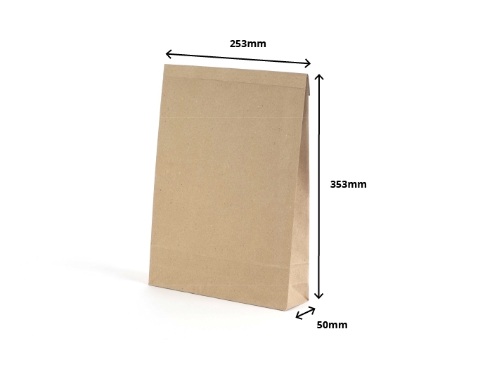 Grass Paper Mailing Bags - 250 x 353 x 50mm