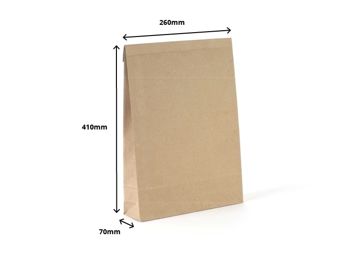 Grass Paper Mailing Bags - 260 x 410 x 70mm
