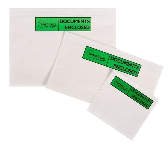 Image of A6/C6 Eco-Friendly Document Enclosed Wallets - Printed - 1,000 Wallets