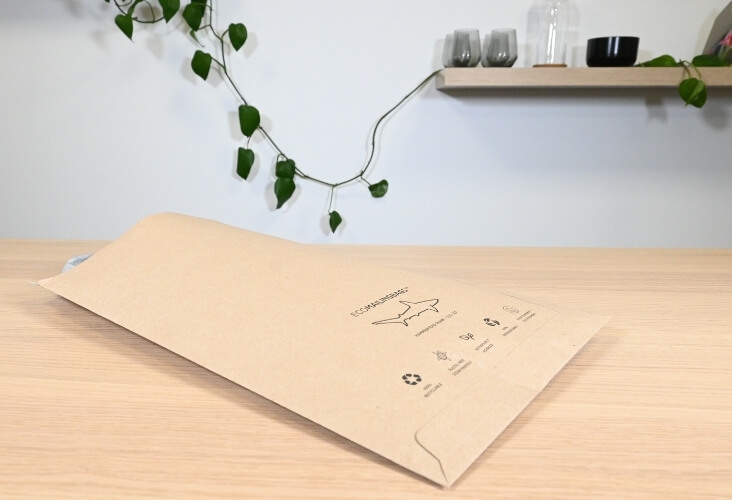 Paper Mailing Bags - Priory Elements EcoMailingBags™ - Letterbox Friendly - 410 x 260 x 25mm - Hammerhead Shark Image 2
