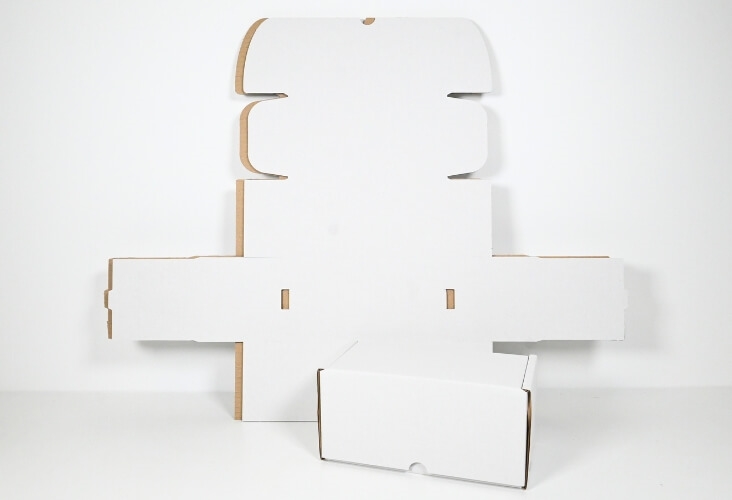 White Postal Boxes - 200 x 100 x 100mm Image 6