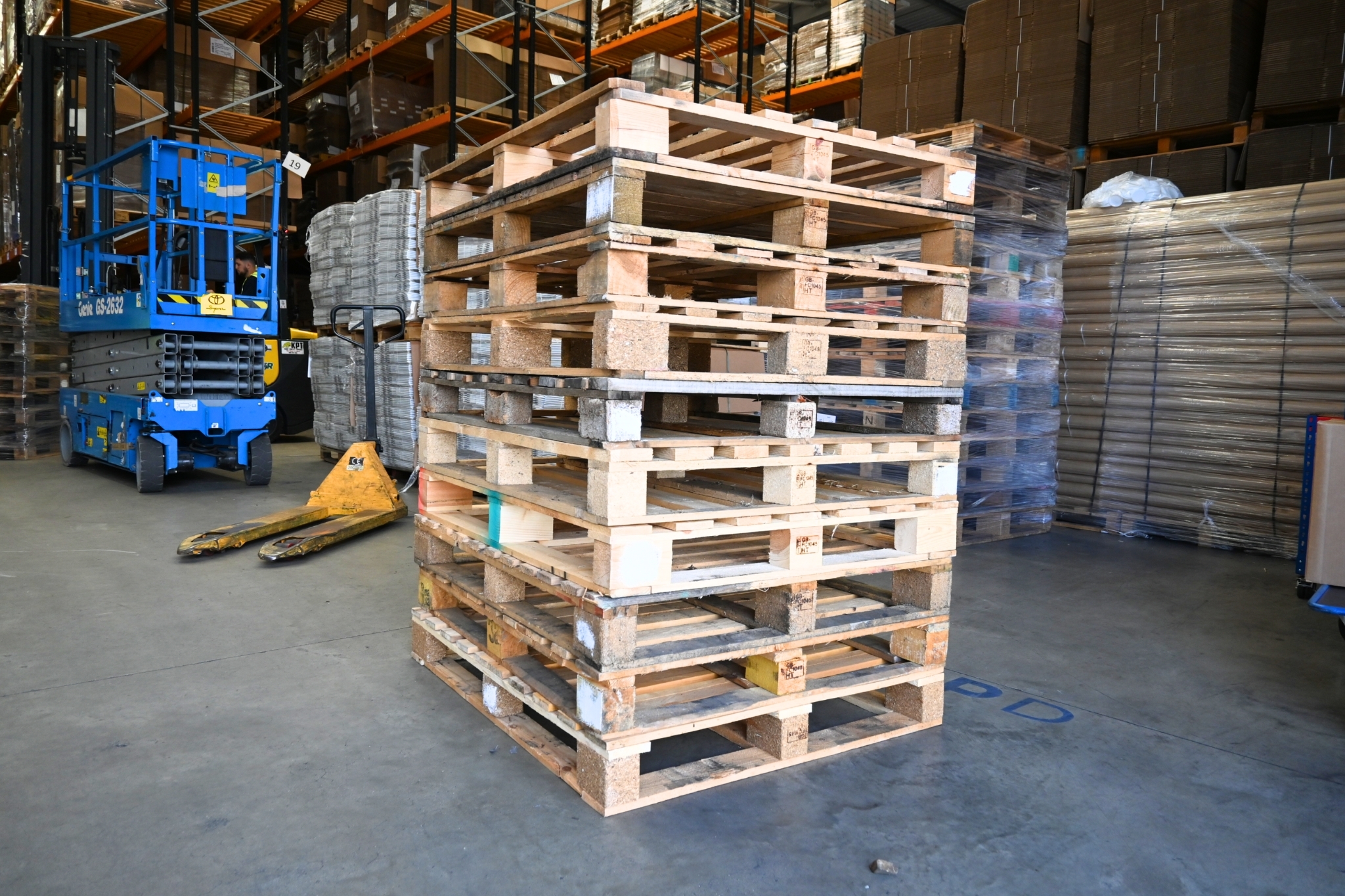 Image of Used UK Pallets - Heat Treated - 10 Pallets
